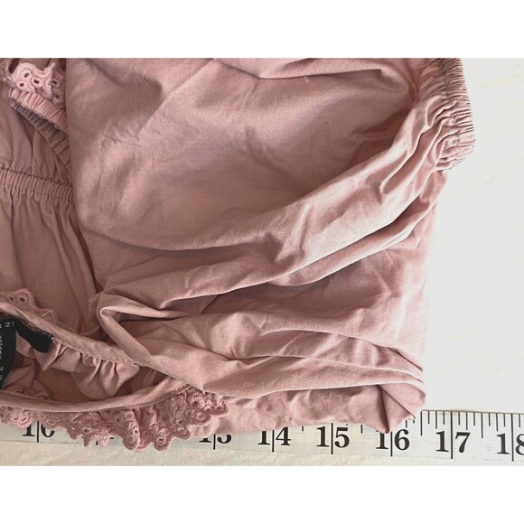 Forever21 Large Eyelet Lace Smock Fairy Coquette Shabby Chic (BUNDLE PRICE $6) - Picture 6 of 7